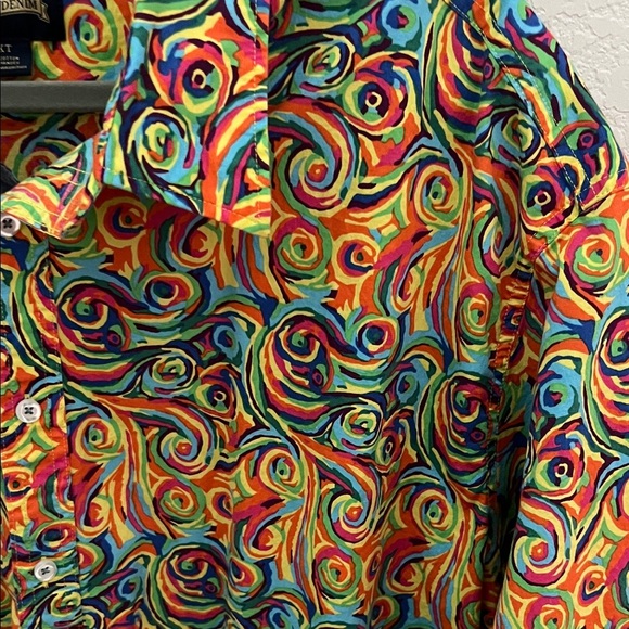 Daniel Cremieux Vibrant Swirl Men's Shirt - Picture 4 of 4